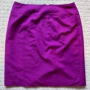 Worthington Pink and Purple Knee-Length Pencil Skirt